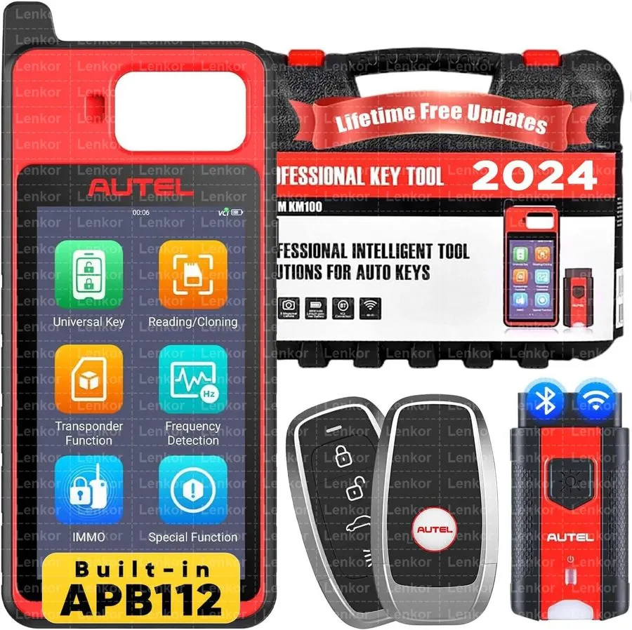 Диагностический сканер 2026 Autel Scanner MaxiIM KM100E Key Fob Programming Tool