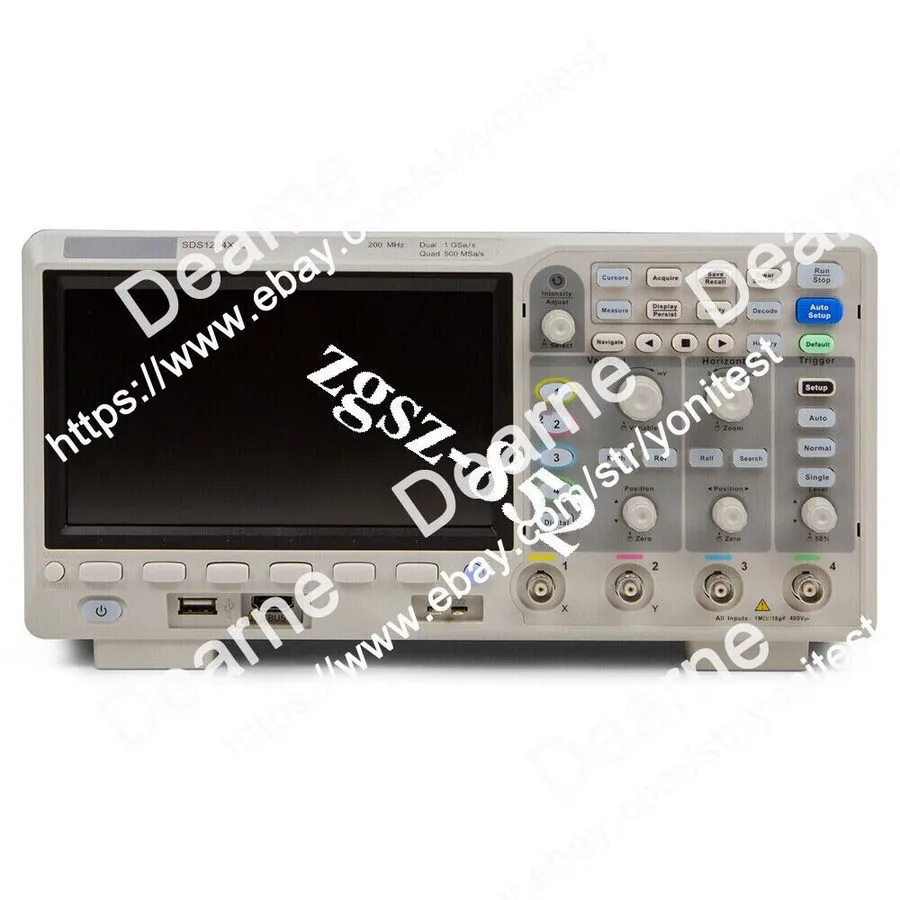 Осциллограф SIGLENT SDS1204X-E 4-CH 200MHz 1 GSa/s 14MB Super Phosphor Oscillosc