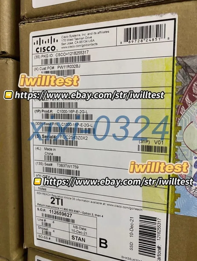 Коммутатор Cisco C1000-16P-E-2G-L 16 port POE switch shipping