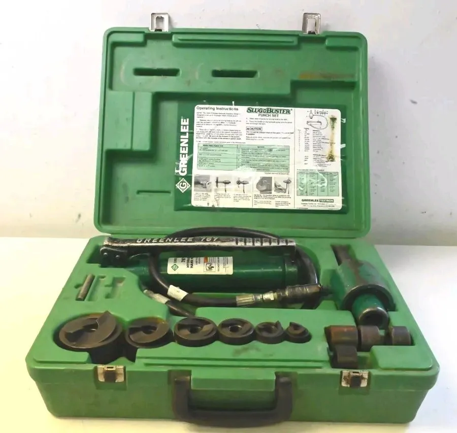 Электрооборудование Greenlee slugbuster knock out punch and hydraulic driver set