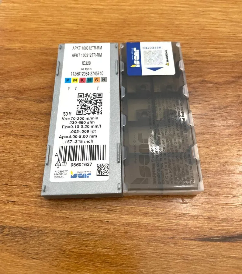 Режущий инструмент APKT100312TR-RM IC328 ISCAR CARBIDE INSERT