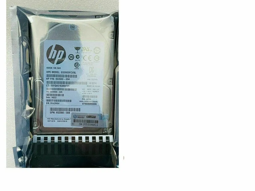 Жёсткий диск 619291-B21,619463-001,641552-004 HP 900GB 6G- SAS 10K 2.5IN DP ENT 