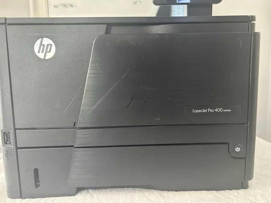 Лазерный принтер HP LaserJet Pro 400 M401dn Laser Printer Power Cord And USB Tra