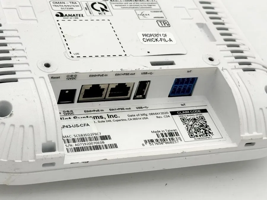 Точка доступа Wi-Fi Juniper Mist AP43E-US 802.11ax 2400Mbps Wireless Access Poin