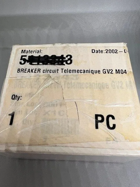 Автоматический выключатель TELEMECANIQUE GV2-M04 MOTOR CIRCUIT BREAKER, 0.4-0.63