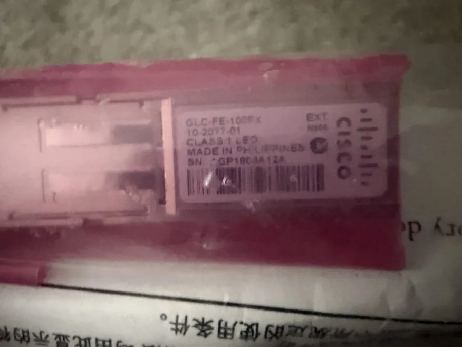 Трансивер Cisco GLC FE-100FX SFP Transceivers — фото лота 2