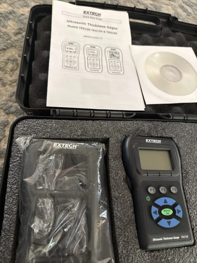 Толщиномер Extech TKG150 Digital Ultrasonic Thickness Gauge/Datalogger Meter — фото лота 2