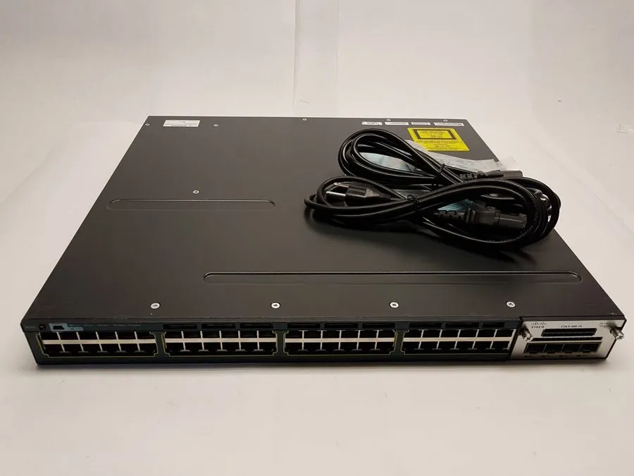 Коммутатор Cisco WS-C3560X-48T-L Catalyst 3560X 48 Port Data IP Base w/ 2x PS, C
