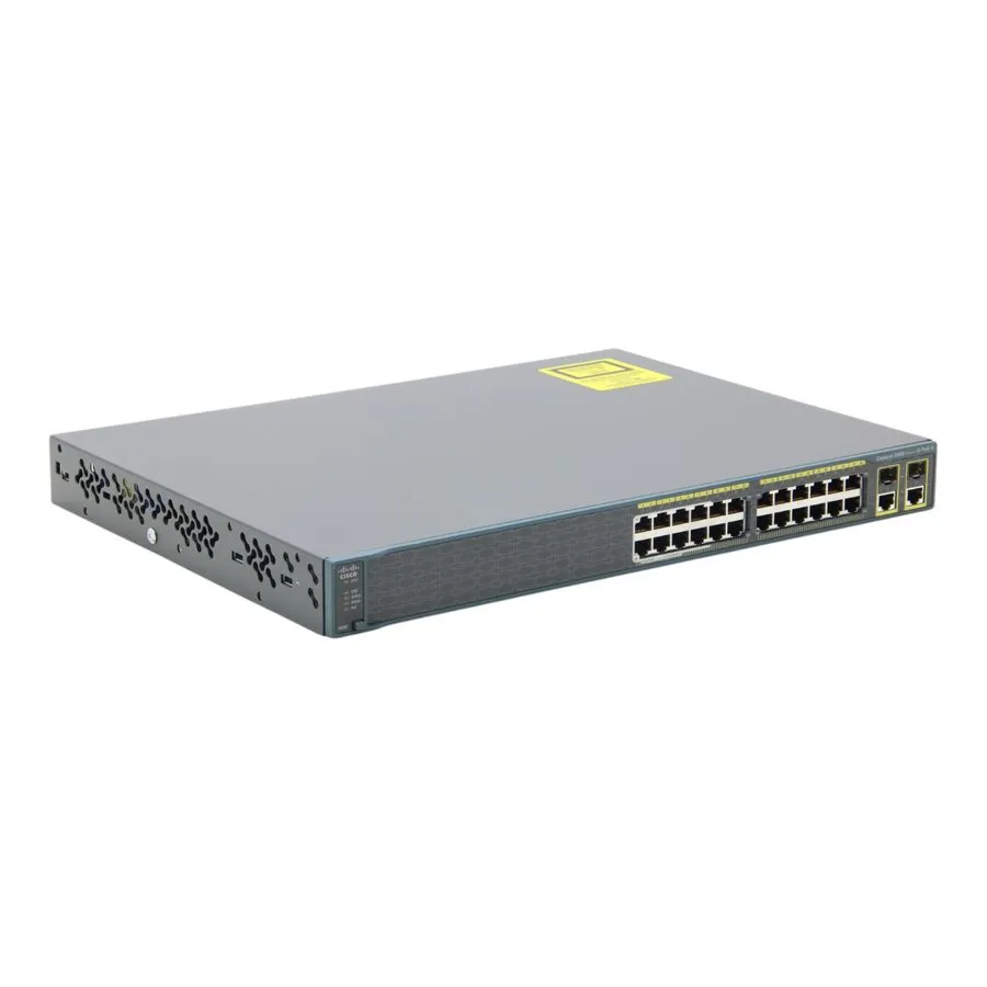 Коммутатор Cisco WS-C2960-24LC-S 24-Port 8 PoE + 2 Gigabit T/SFP Network Switch