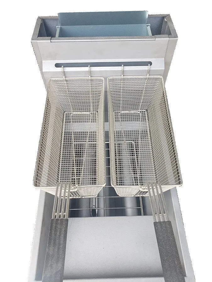 Фритюрница Ideal IDFR-90 90 lb Commercial Gas Deep Fryer 150,000 BTU Stainless N — фото лота 1