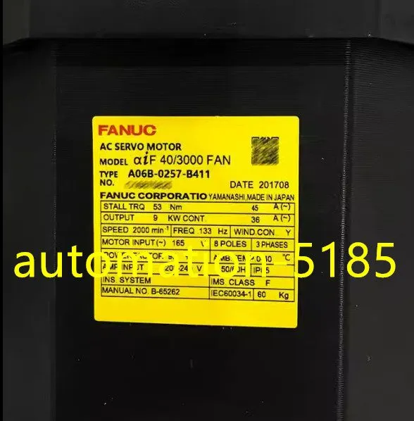 Серводвигатель A06B-0257-B411 AC SERVO MOTOR FANUC MDL