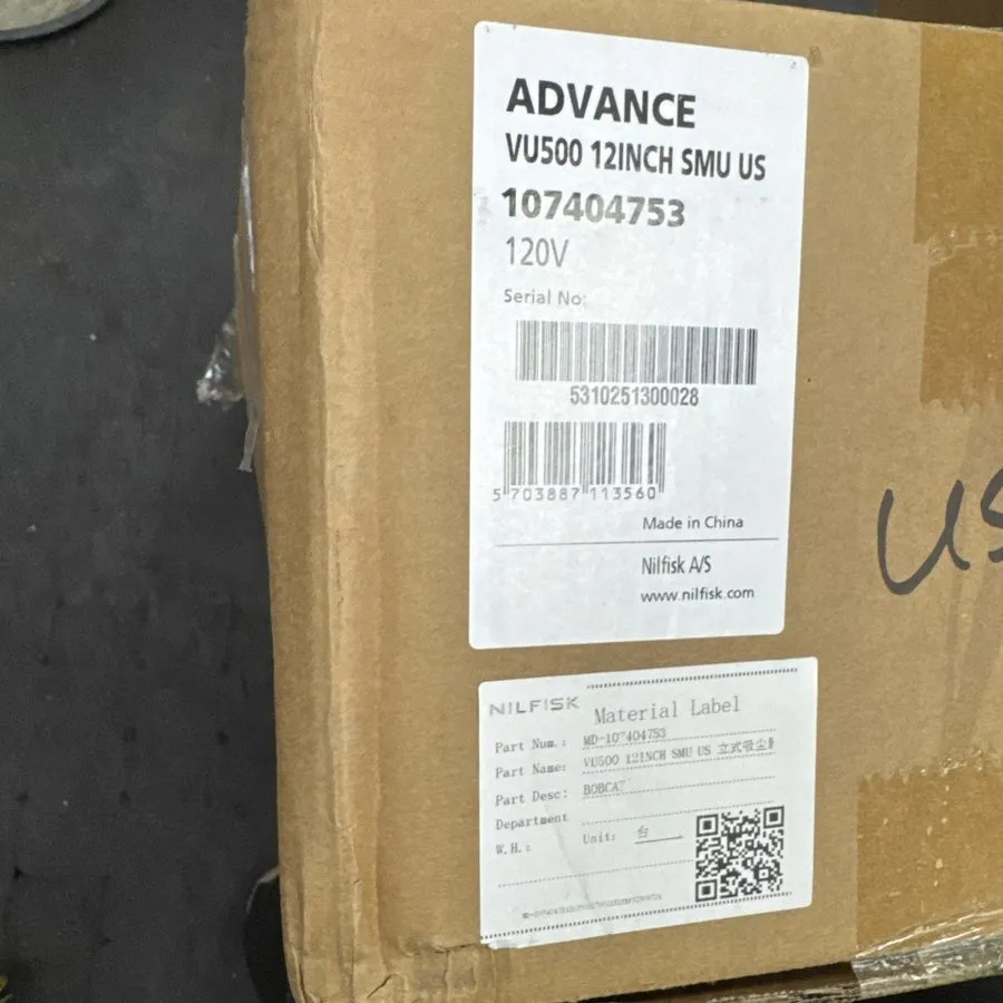 Складское оборудование Nilfisk Advance VU500 12" Upright Vacuum Model Number HEP