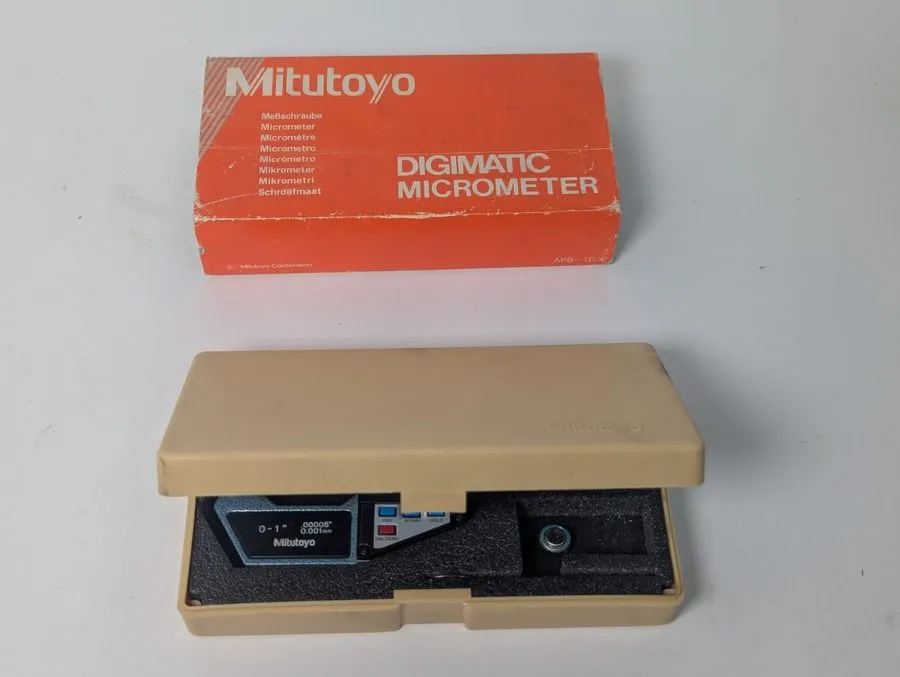 Микрометр Mitutoyo 293-765-30 Digital Micrometer with Case 0-1'' .00005'' 0.001m