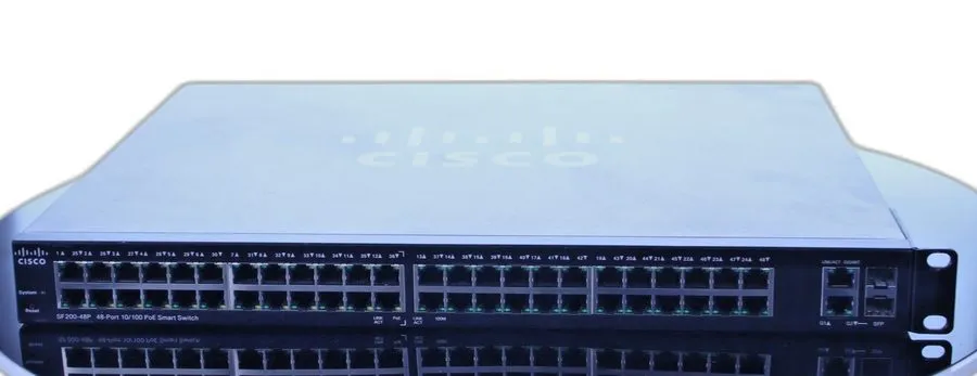 Коммутатор Cisco SF200-48P 48-Port 10/100 PoE Managed Network Switch
