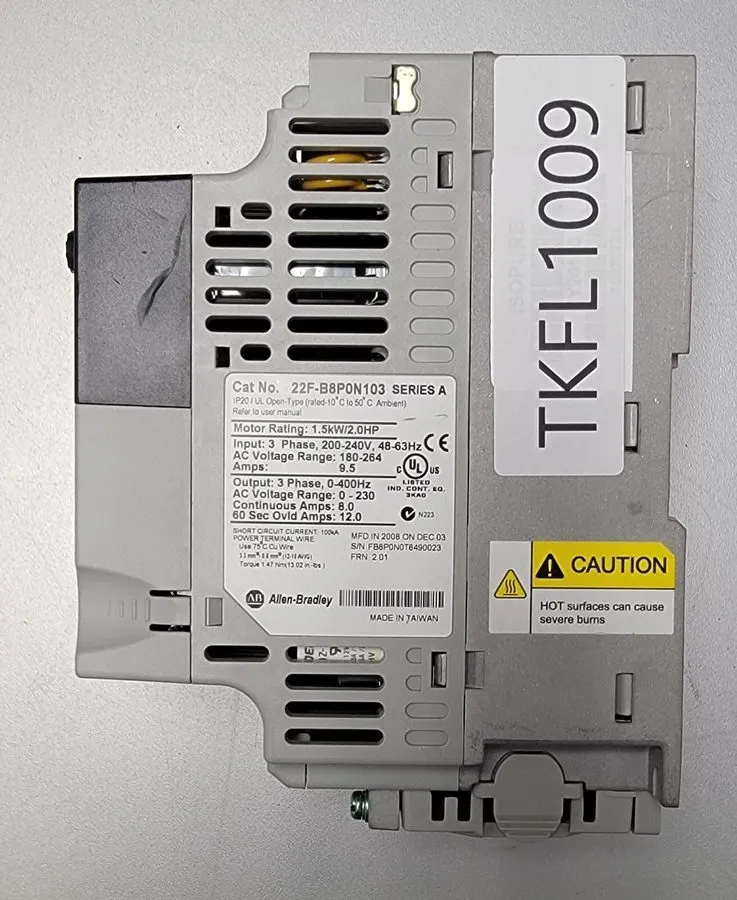 Частотный преобразователь Allen Bradley 22F-B8P0N103 /A PowerFlex 4M 240V 1.5kW 