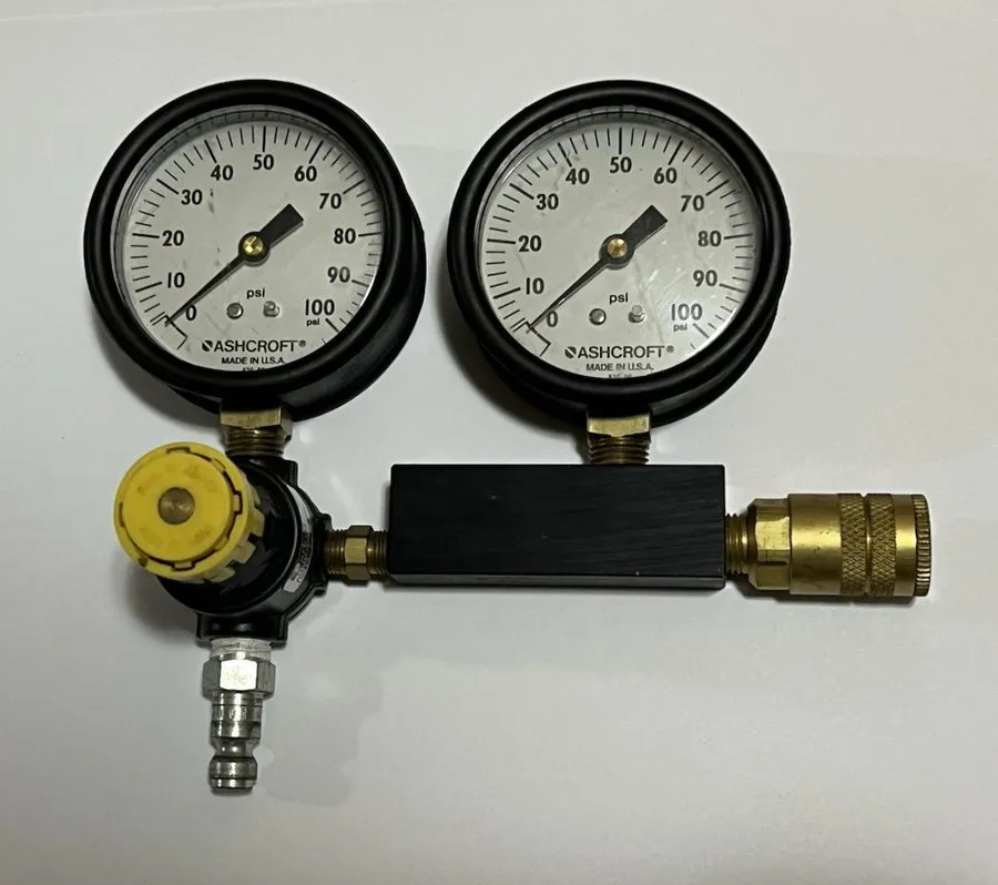Регулятор давления PARKER 14R113FC AIR PRESSURE REGULATOR 300 PSI W/ WIKA 0-60 P — фото лота 1
