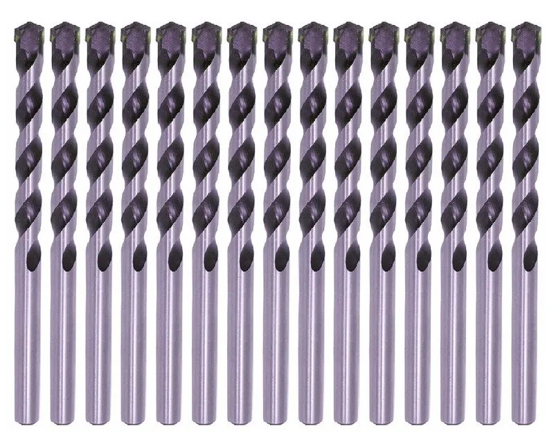 Режущий инструмент Concrete Masonry Drill Bit Set / Carbide Tip Black White Dril — фото лота 1