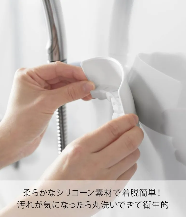 Вакуумная присоска Yamazaki Silicone Suction Cup Toothbrush Holder, 5-Rack, Whit — фото лота 2