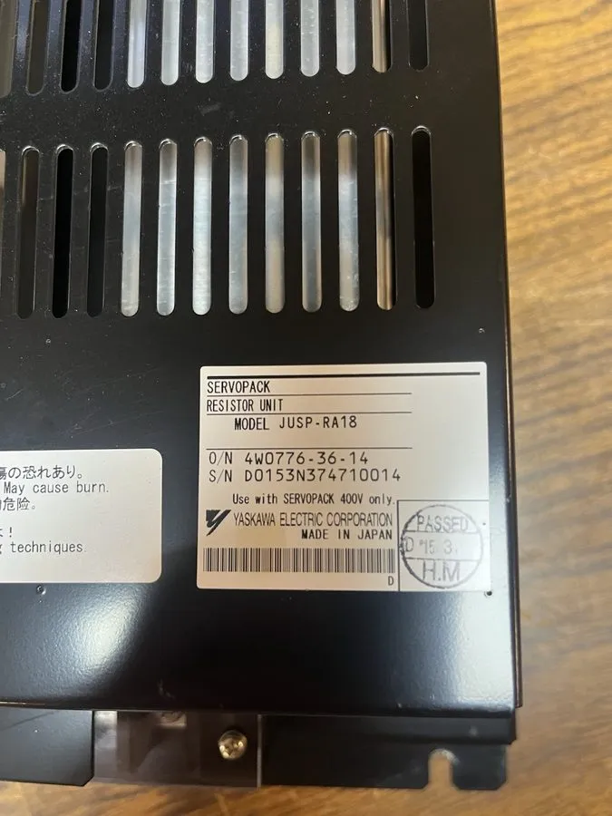 Сервопривод YASKAWA,JUSP-RA18,SERVOPACK RESISTOR UNIT