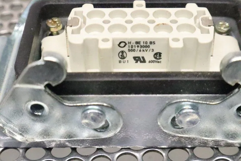 Разъём HARTING H-BE10BS INDUSTRIAL CONNECTOR 10193000 — фото лота 3