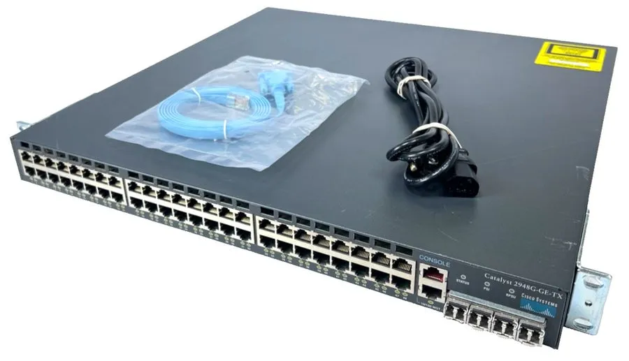 Коммутатор WS-C2948G-GE-TX, Cisco 48-Ports 10/100/1000 Managed Switch