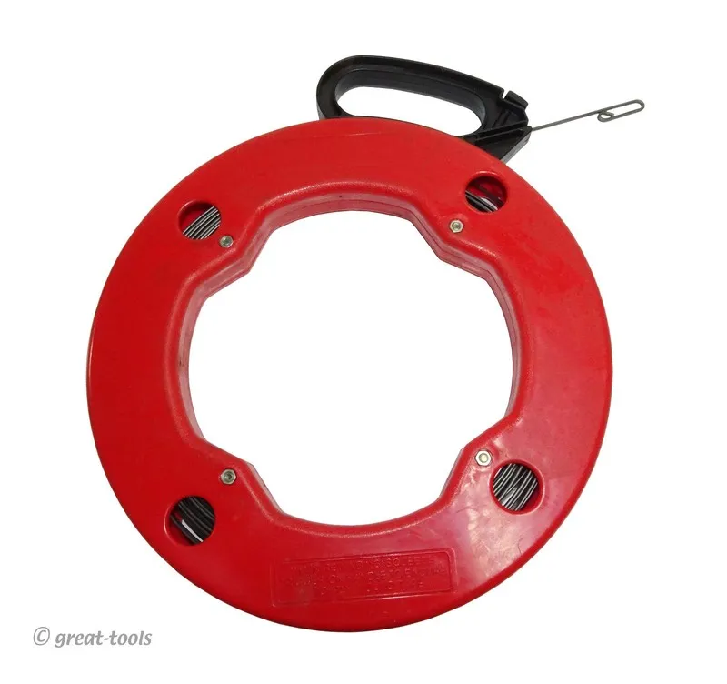 Инструмент ВОЛС 100-ft Non-Conductive Fish Tape Wire Puller Effortless Cable Nav