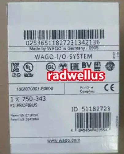 Модуль 750-343 WAGO FC PROFIBUS module Shipping