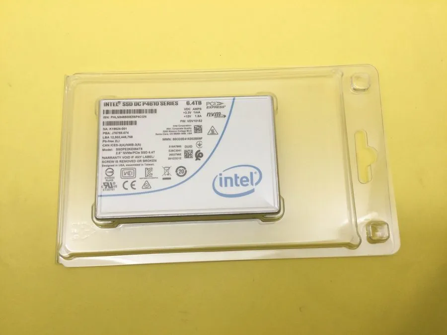 SSD-накопитель Intel DC P4610 6.4TB SSD 2.5" NVME PCIe U.2 Solid State Drive SSD — фото лота 1