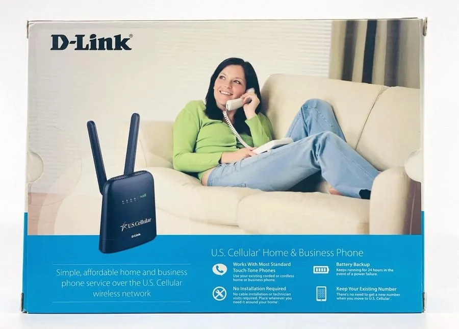 Маршрутизатор D-Link 4G LTE Router U.S. Cellular Home & Business Phone DWR-920V — фото лота 1
