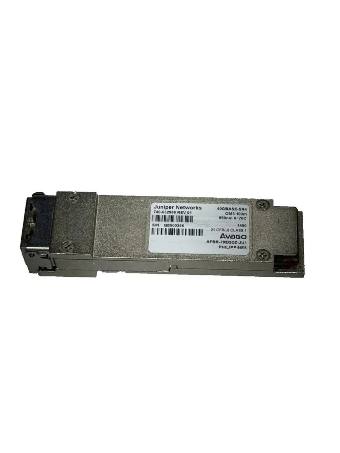 Трансивер *Juniper 740-032986 QFX-QSFP-40G-SR4 40Gbps 850nm Avago AFBR-79EQDZ-JU