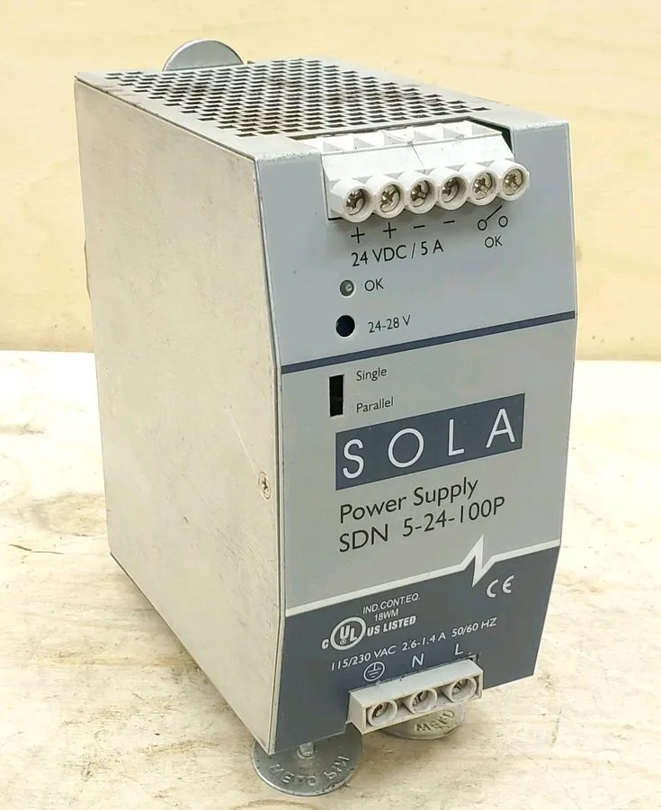 Блок питания Emerson SolaHD SDN 5-24-100P Power Supply 24VDC 5A 120W DIN Rail Mo