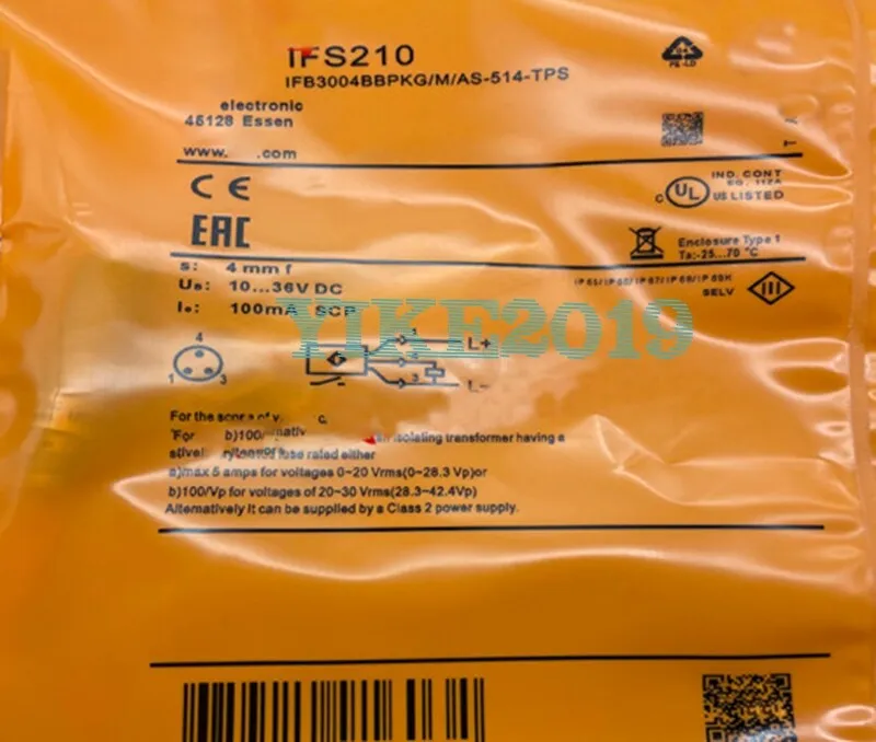 Датчик приближения IFM IFS210 Inductive Proximity Sensor M12