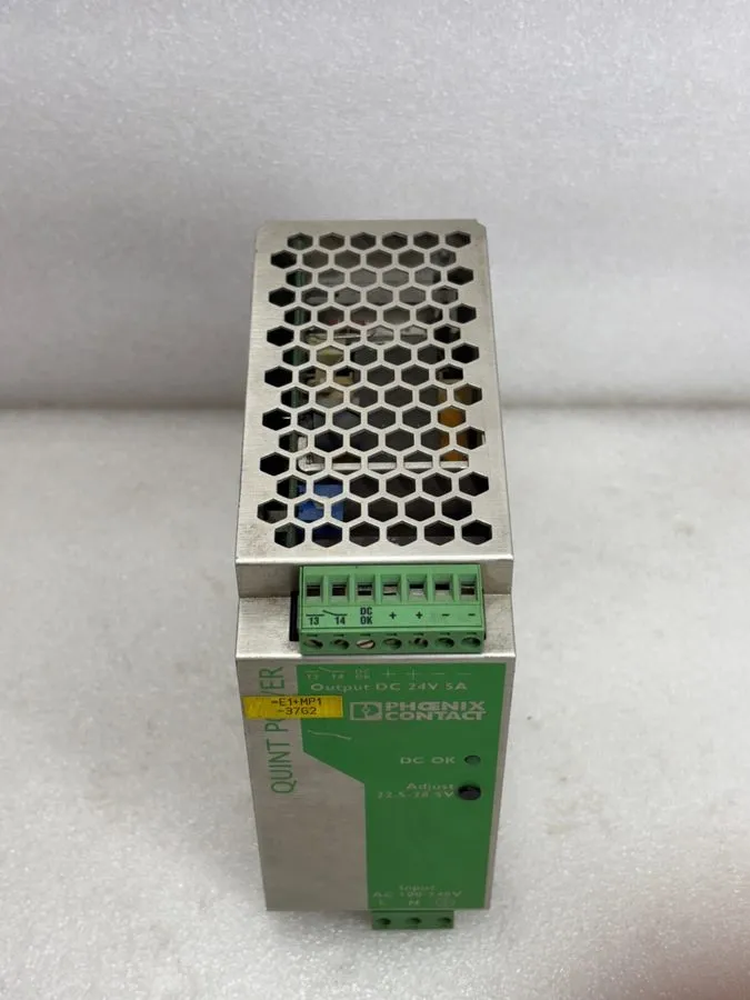 Блок питания Phoenix Contact QUINT-PS-100-240AC/24DC/5A power supply DIN rail — фото лота 1