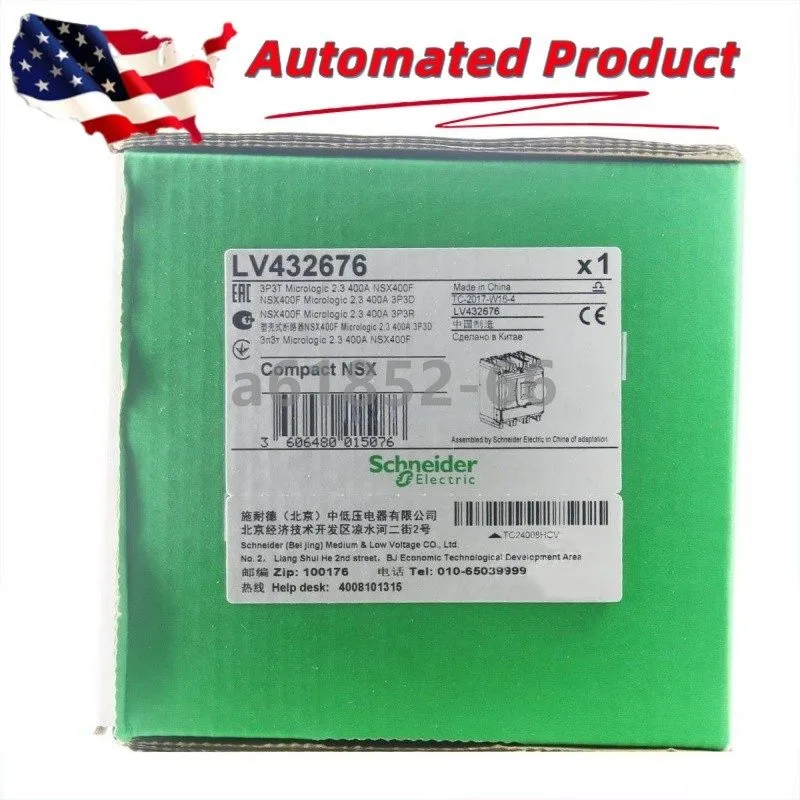 Электрооборудование Schneider Electric LV432676 Compact NSX400F Micrologic 2.3 4