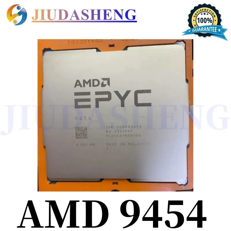 Процессор AMD EPYC Genoa 9454 CPU processor 48Core 96 thread 2.75GHz~3.8 GHZ 256