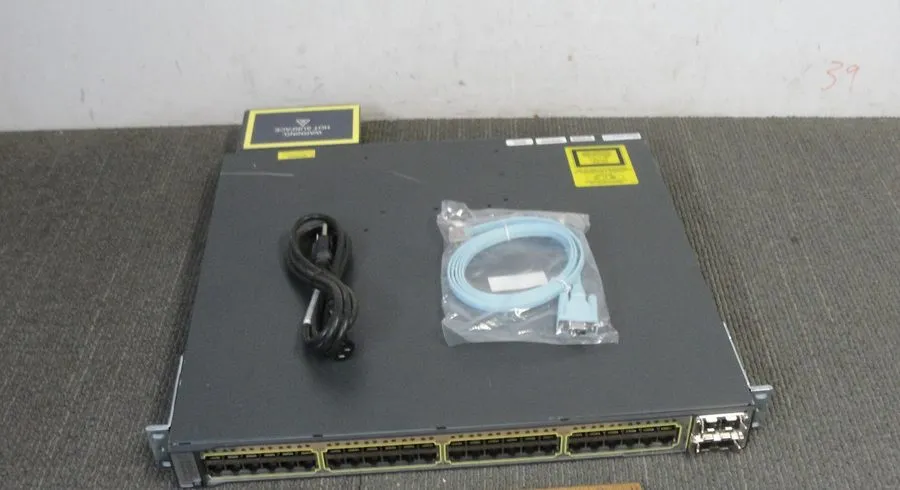 Коммутатор Cisco Catalyst WS-C3750E-48PD-SF 48-Port Gigabit PoE 2x 10GbE X2 Swit