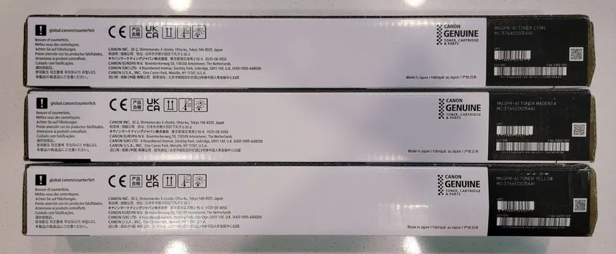 Георадар Canon GPR-61 Toner Cartridge Set C,Y,M,B High Yield Complete
