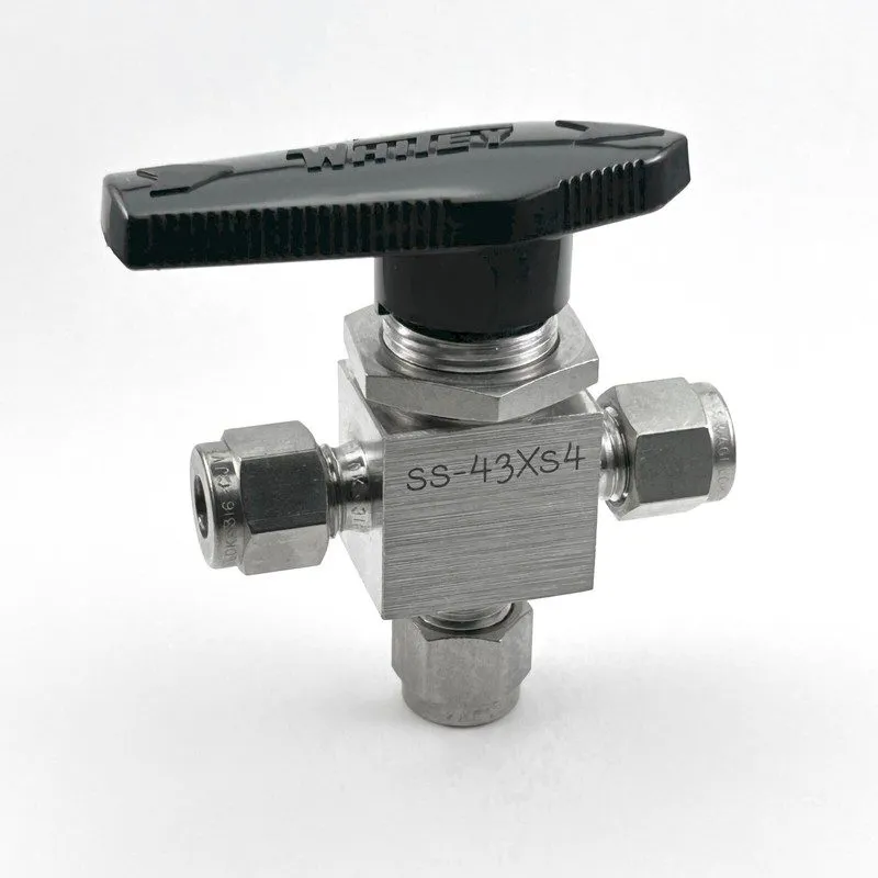 Клапан Whitey Swagelok SS-43XS4 1/4" Ball Valve 2500 PSI Stainless Steel NOD