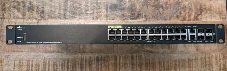 Коммутатор Cisco SG350-28MP 28-Port Gigabit Ethernet PoE Managed Switch