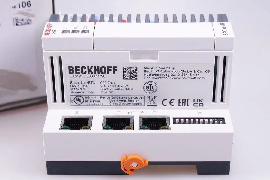 Промышленный компьютер Beckhoff CX8191 PLC Embedded PC BACnet/IP TwinCAT 3 licen