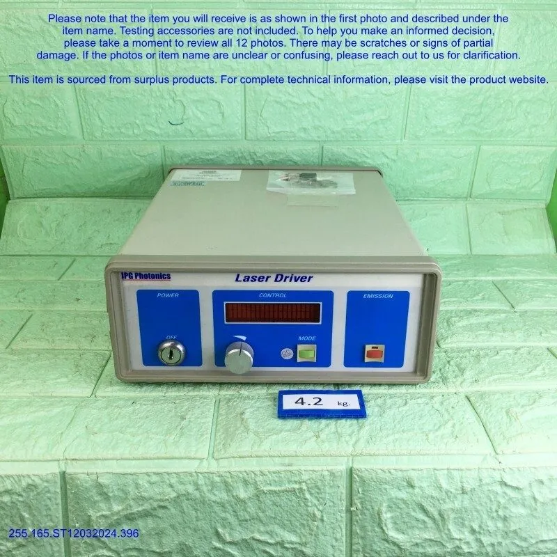 Лазерный источник IPG Photonics YLM-10, Laser Driver as photo, sn:0863