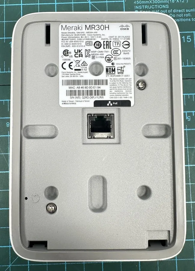 Точка доступа Cisco Meraki MR30H Wireless Router 4-Port Gigabit Dual-Band MU-MIM