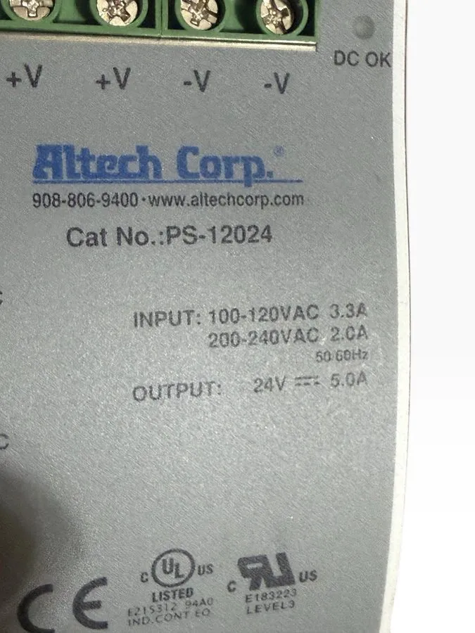 Блок питания Altech PS-12024 Power Supply 24VDC DIN Rail PoE FREE