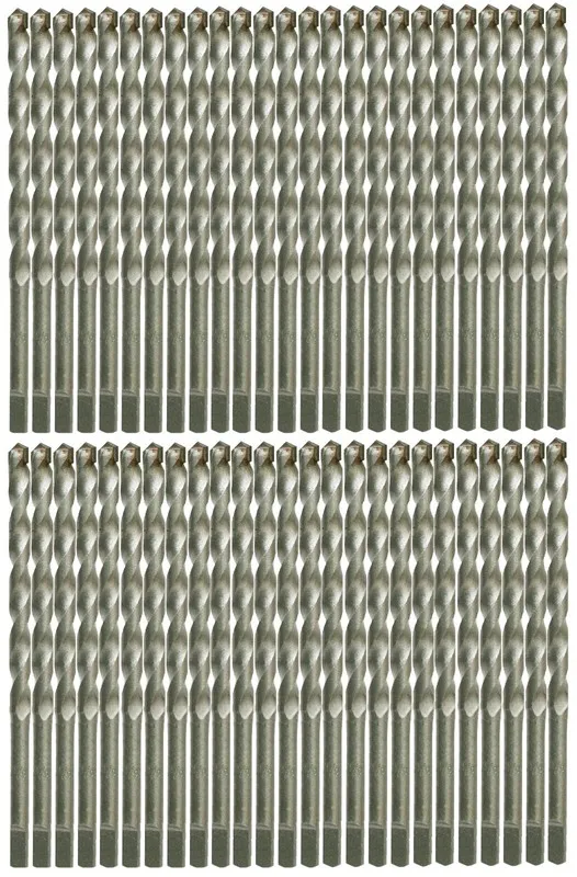 Режущий инструмент Masonry Drill Bit Set Carbide Tip Tapcon Half Flat Shank Dril — фото лота 1