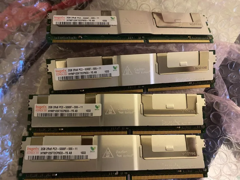 Модуль памяти 8Gb (2x4Gb) Micron PC2-5300F DDR2-667 Fully Buffered ECC FB-DIMM