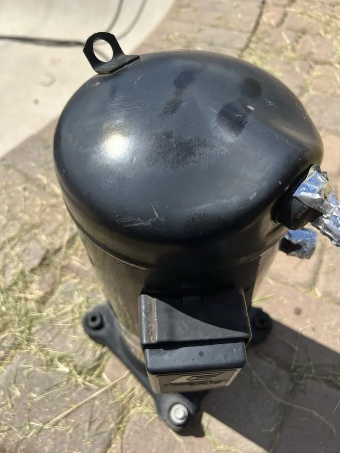 Компрессор COPELAND SCROLL COMPRESSOR Model ZR57K3E PFV-950 Year 2019- 220v sing — фото лота 2