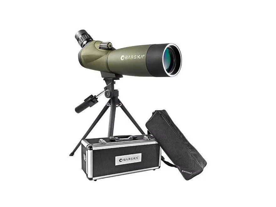 Оборудование видеонаблюдения Barska Blackhawk Angled Spotting Scope 20-60x 60mm