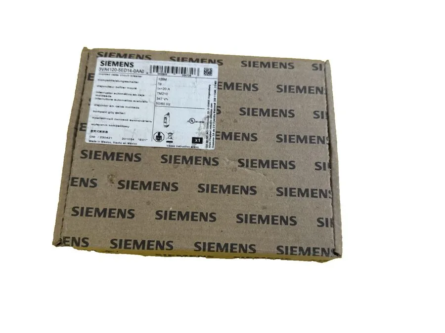 Автоматический выключатель TAKE OUT SIEMENS 3VA4120-5ED14-0AA0 CIRCUIT BREAKER 1