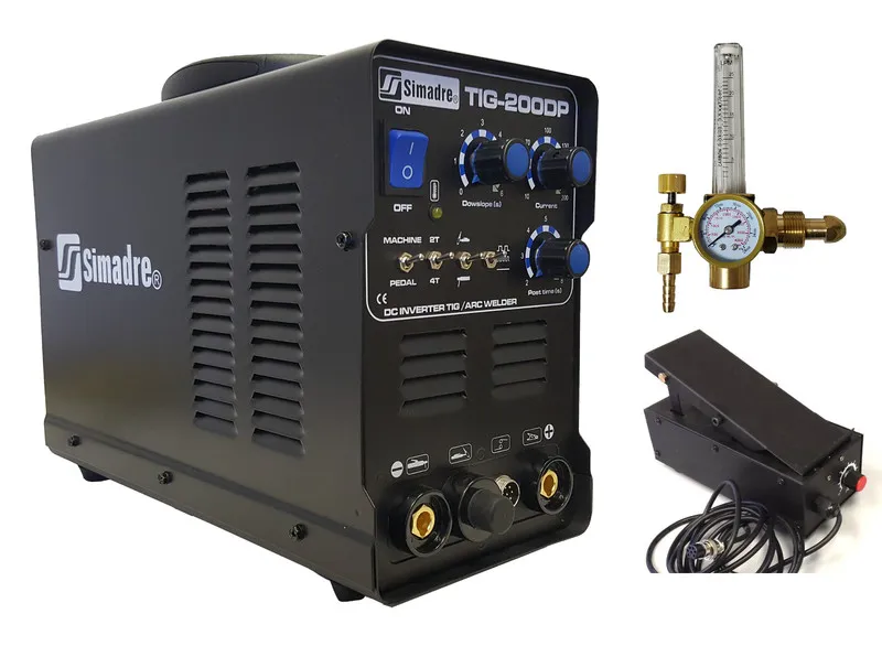 Сварочный аппарат TIG MMA PULSE WELDER SIMADRE 200A TIG200DP 110/220V DC WELDING