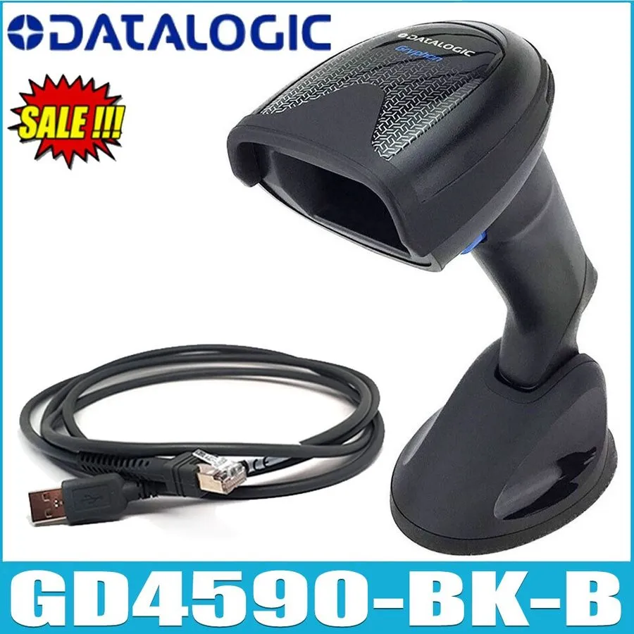 Сканер штрих-кода Datalogic 1D 2D Gryphon GD4590-BK-B Handheld USB Barcode Scann